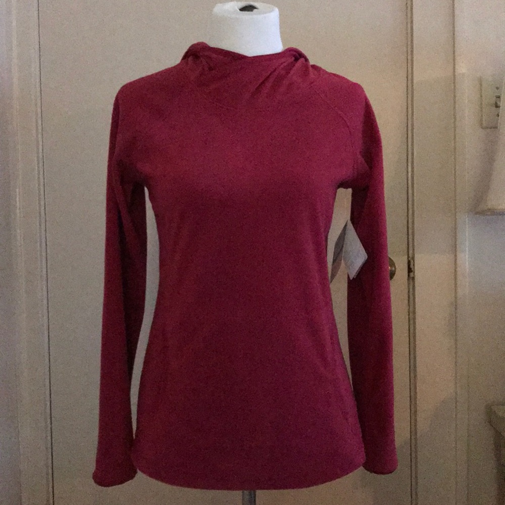 NWT Columbia Glacial Fleece Red Hoodie, Sz S